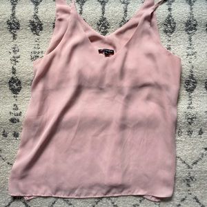 Pink Spaghetti Strap Tank Top